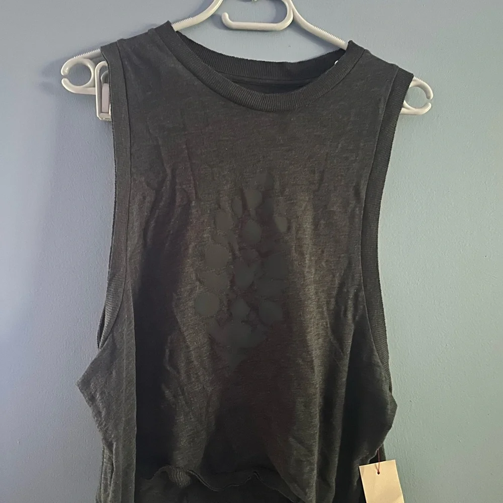 New Free People Love Burnout Logo Tank - Picture 6 of 6